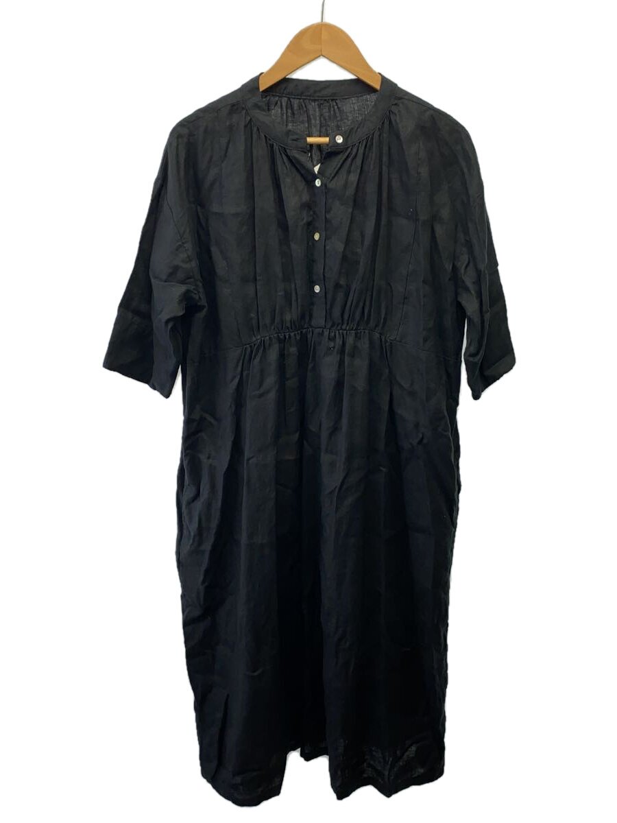 【中古】08Mab◆ギャザーうつり変わり リネンタック半袖衣装/FREE/CF-223HF751【レディース御召しもの】