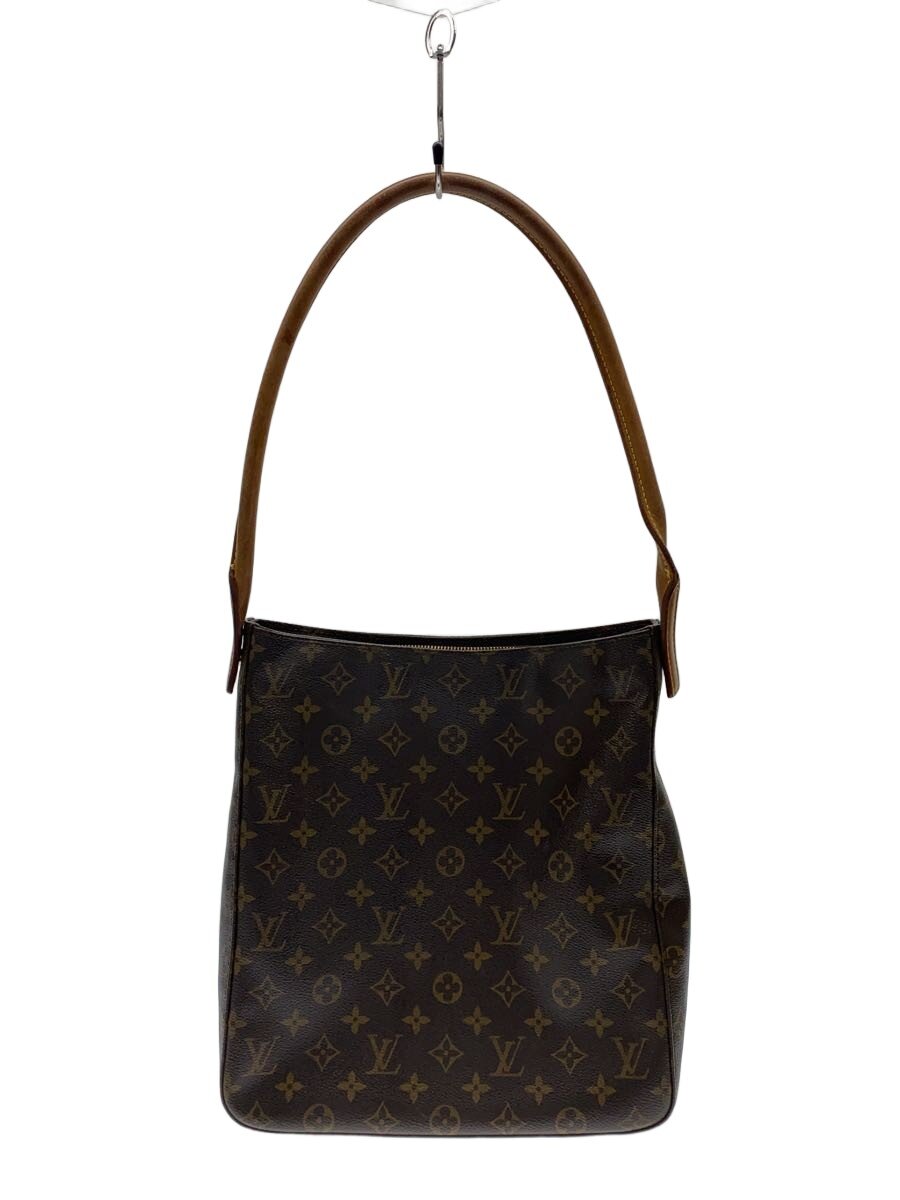 【中古】LOUIS VUITTON◆ルーピングMM_モノグラム・キャンバス/PVC/BRW【バッグ】｜2ｎｄ STREET 店
