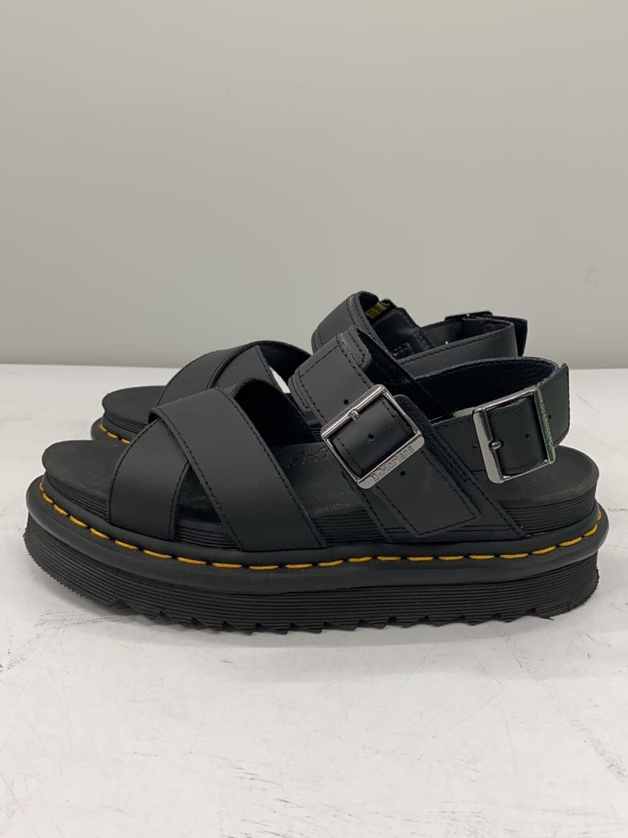 【中古】Dr.Martens◆VOSSII/サンダル/UK4/BLK/AW006【シューズ】