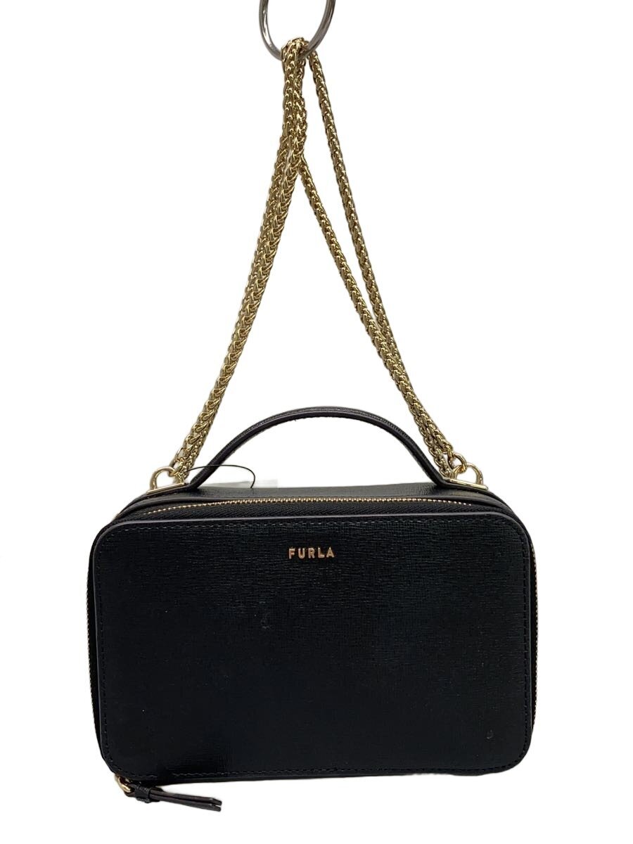 【中古】FURLA◆ショルダーバッグ/--/BLK/無地【バッグ】｜2ｎｄ STREET 店