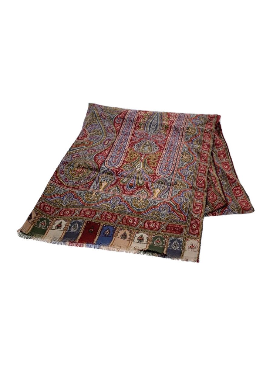 【中古】ETRO◆袈裟/--/マルチ色つや/総柄/レディース【服飾雑貨他】