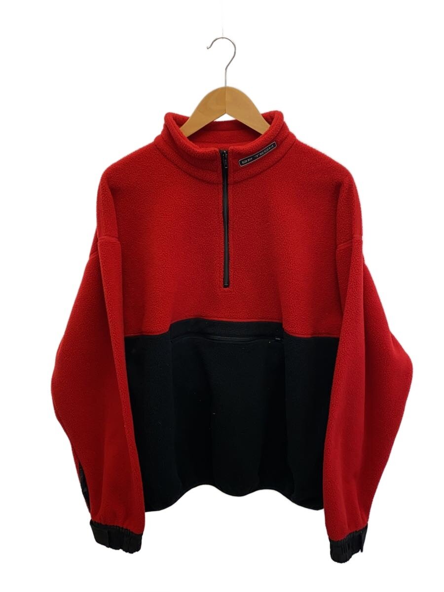 【中古】GAP◆フリースジャケット/L/ポリエステル/RED/無地【メンズウェア】｜2ｎｄ STREET 店
