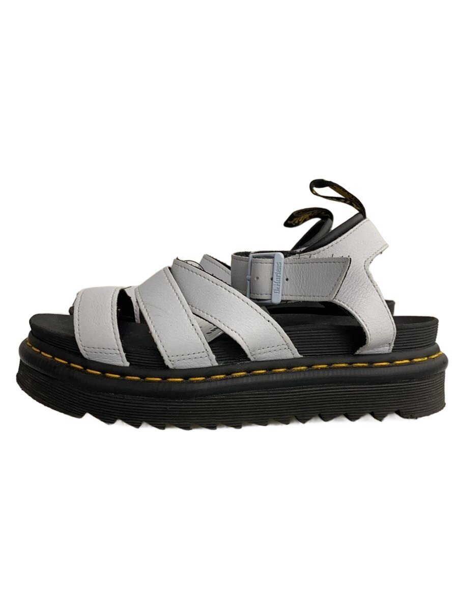 【中古】Dr.Martens◆サンダル/US6/GRY【シューズ】