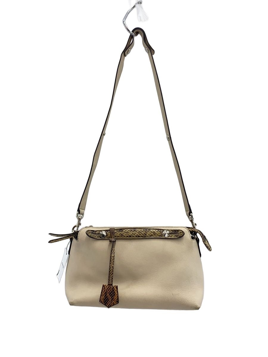 【中古】FENDI◆BY THE WAY/パイソン/ショルダーバッグ/レザー/IVO/8BL124-1D5/? NULL ?【バッグ】｜2ｎｄ STREET 店