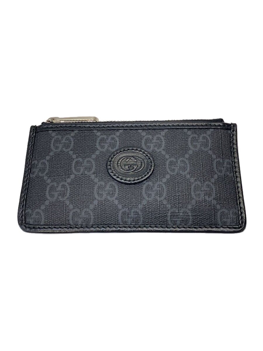 【中古】GUCCI◆歌留多容れもの/PVC/NVY/総柄/メンズ/6977172149【服飾雑貨他】