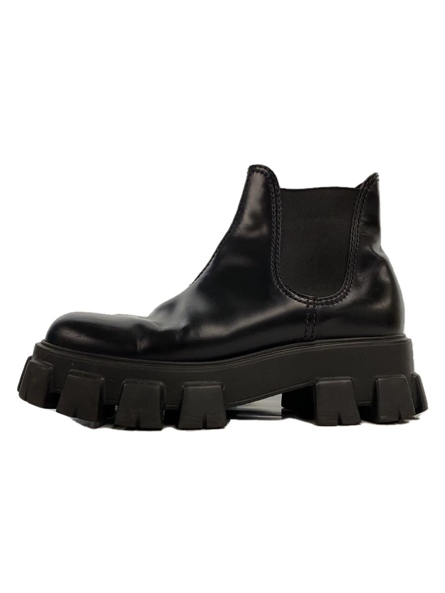 【中古】PRADA◆サイドゴアブーツ/--/BLK/レザー/2TE174【シューズ】|2nd STREET 店