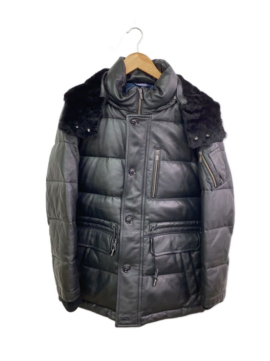 【中古】LANVIN en Bleu◆ダウンジャケット/48/羊革/BLK/LB-BJ-51620//【メンズウェア】｜2ｎｄ STREET 店