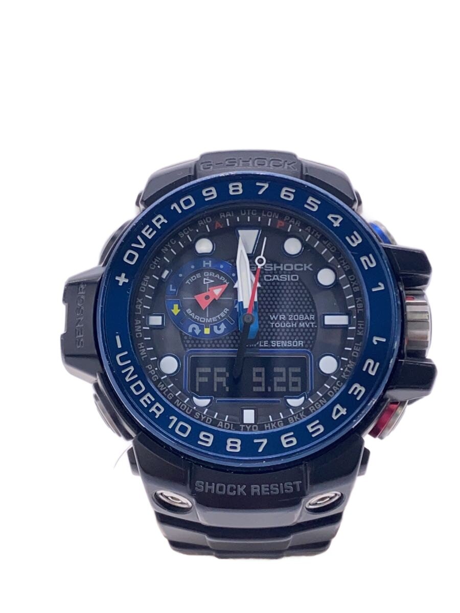 【中古】CASIO◆ソーラー腕時計・G-SHOCK/デジアナ/BLK/BLK【服飾雑貨他】｜2ｎｄ STREET 店