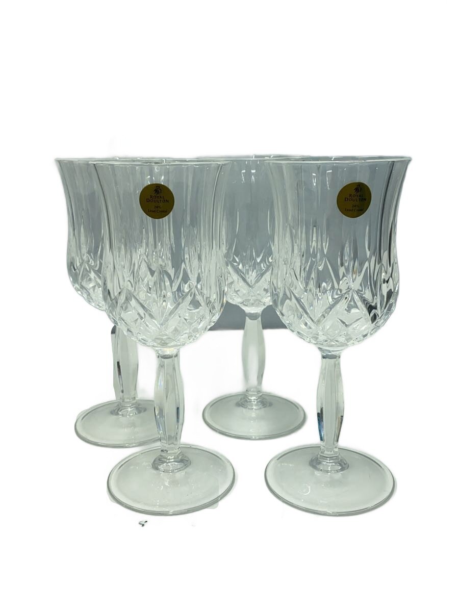 【中古】Royal Doulton◆グラス/4点セット/CLR【キッチン用品】