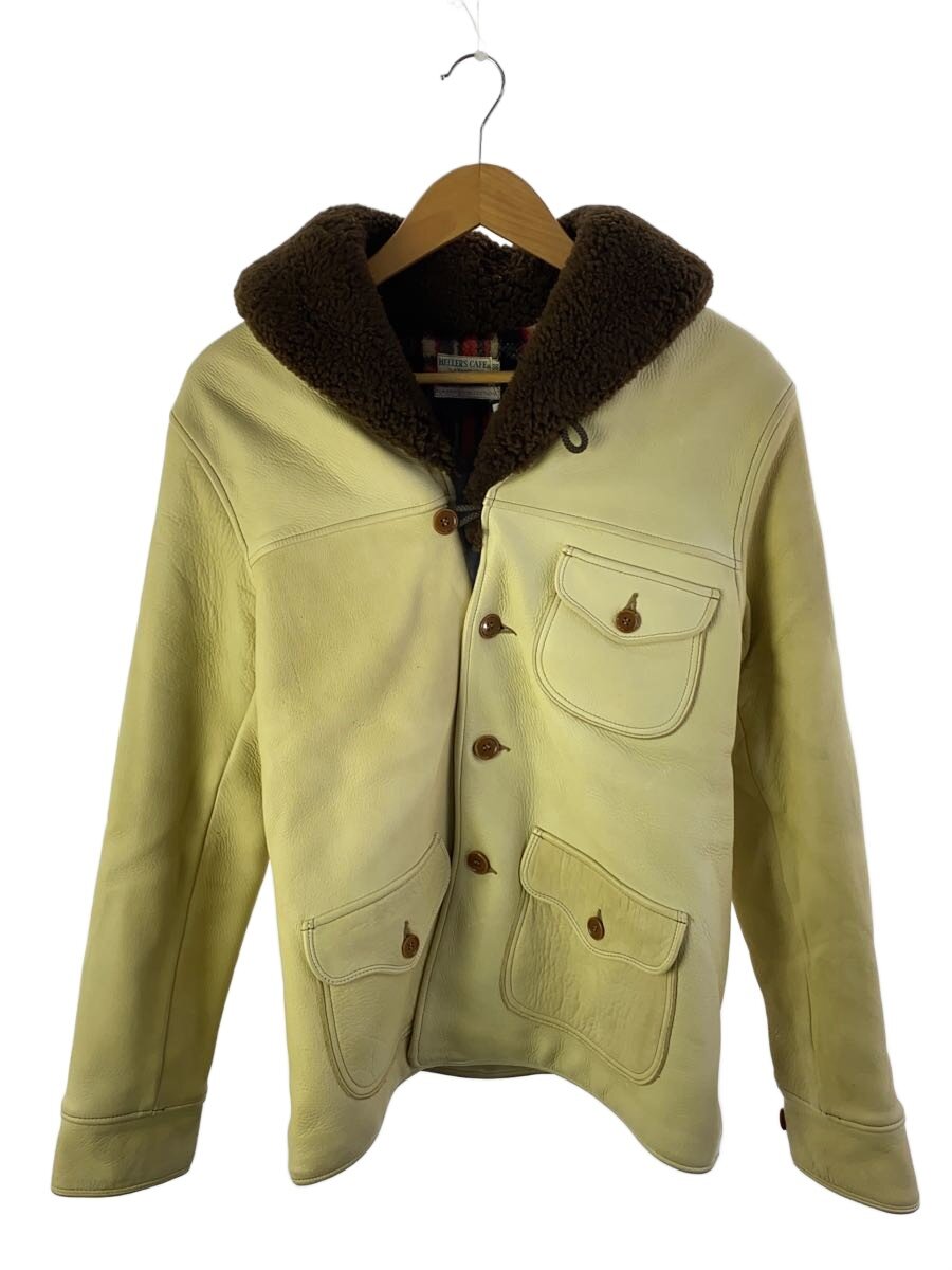 【中古】WAREHOUSE◆HELLER&rsquo;S CAFE/1920s LEATHER＆FLANNEL RANCH JACKET/38/レザー//【メンズウェア】｜2ｎｄ STREET 店