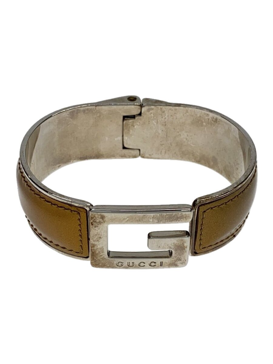 【中古】GUCCI◆バングル/--/BRW/レディース/02MQ456【服飾雑貨他】