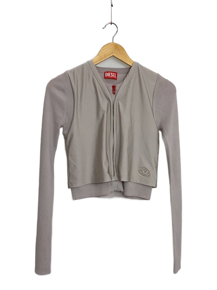 【中古】DIESEL◆M-ROSクロップドカーディガン/M/ナイロン/PNK//【レディースウェア】｜2ｎｄ STREET 店