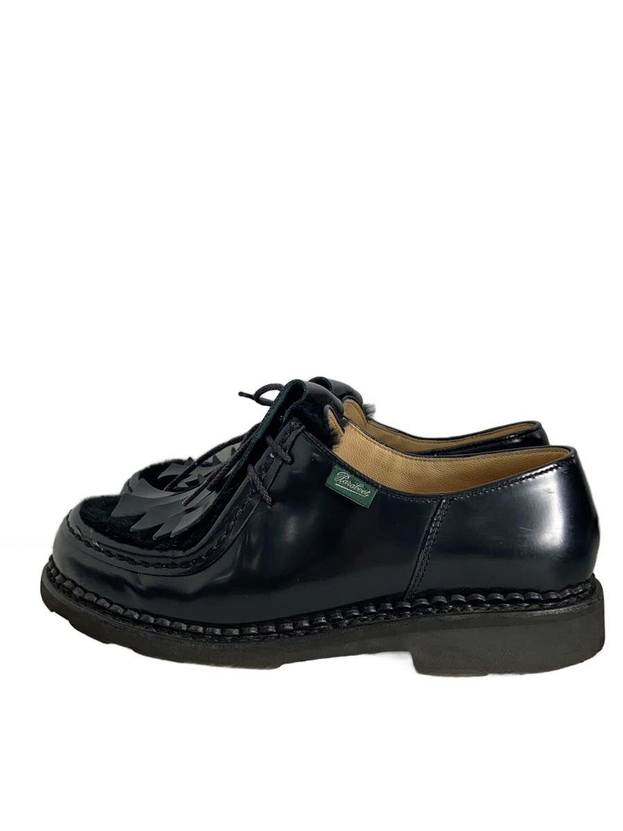 【中古】Paraboot◆ブーツ/UK5/黒いこと/なめし革/66343/別注/ミカエルラパン/キルト付き添い人//【シューズ】