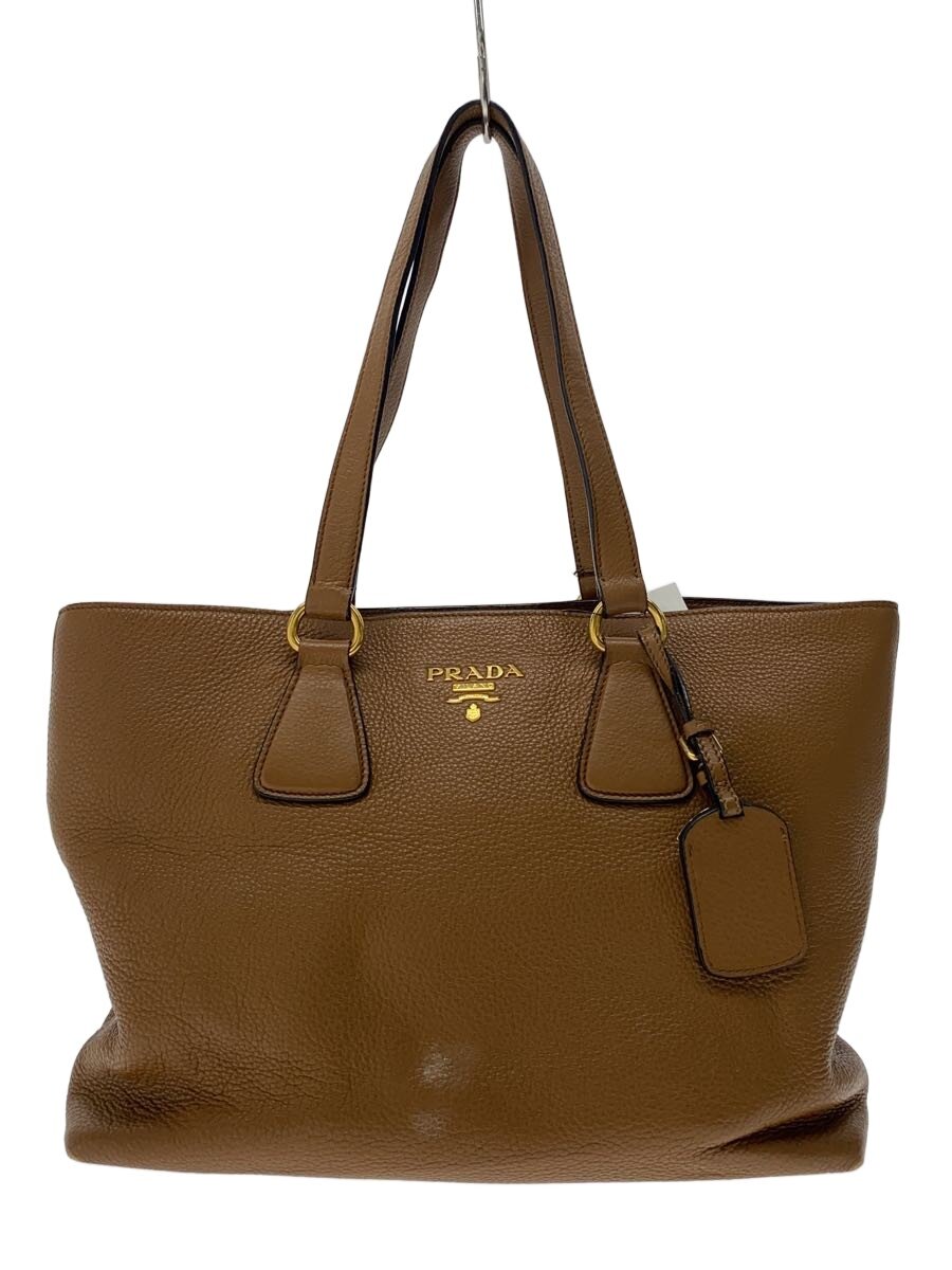 【中古】PRADA◆ハンドバッグ/レザー/CML【バッグ】｜2ｎｄ STREET 店