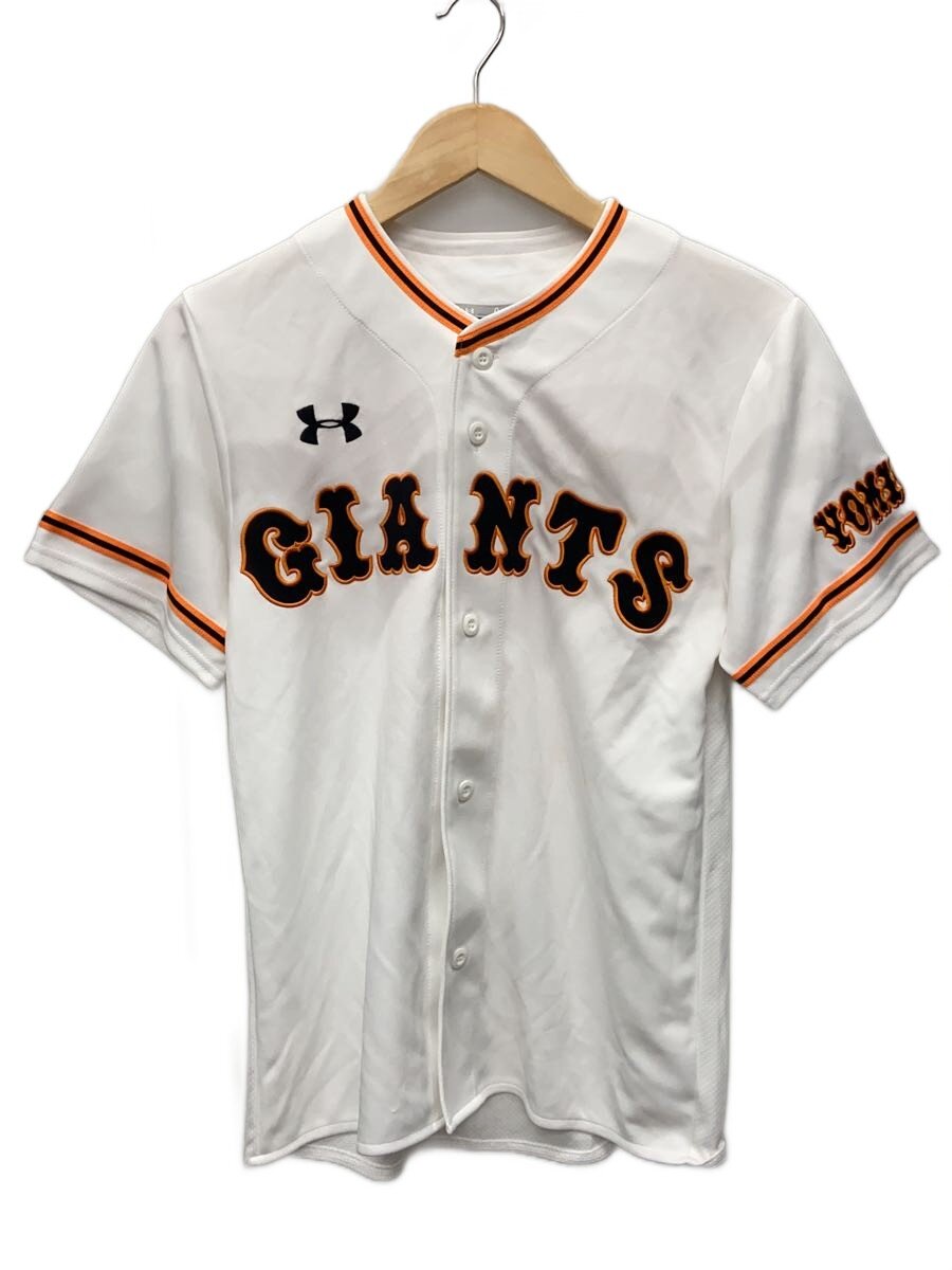 【中古】UNDER ARMOUR◆スポーツウェアー/XS/WHT/GIANTS/坂本勇人選手/6/汚れ【スポーツ】