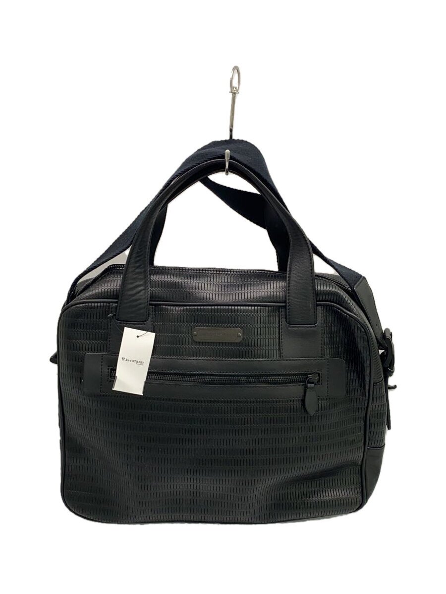 【中古】EMPORIO ARMANI◆ショルダーバッグ/牛革/BLK/無地/YEMA08【バッグ】｜2ｎｄ STREET 店