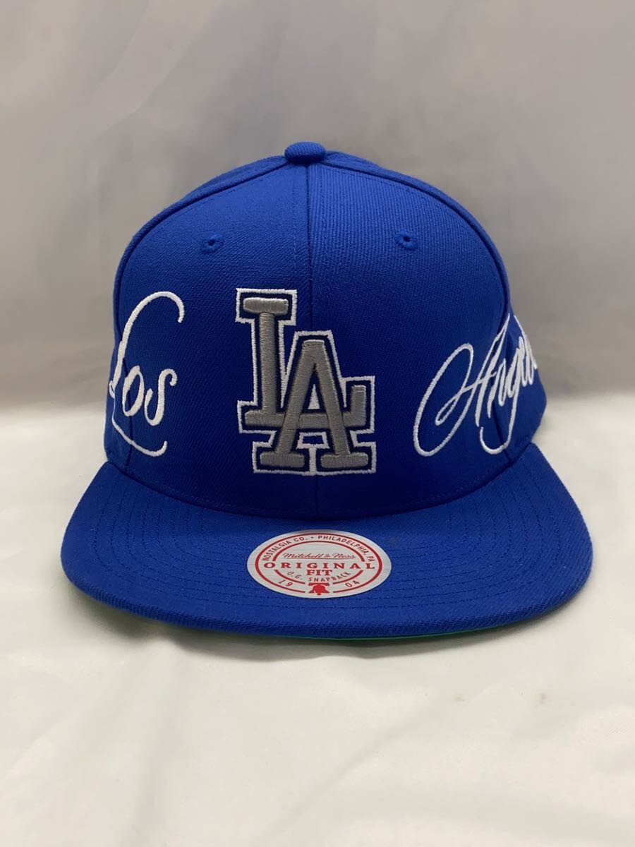 【中古】mitchell\u0026ness◆旗がしら/--/ポリエステル/BLU/無地/メンズ/ri23195【服飾雑貨他】
