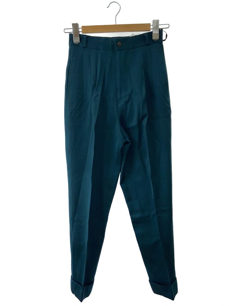 【中古】Jean Paul GAULTIER FEMME◆スラックスズボン下/40/羊毛/GRN/無地//【メンズウェア】