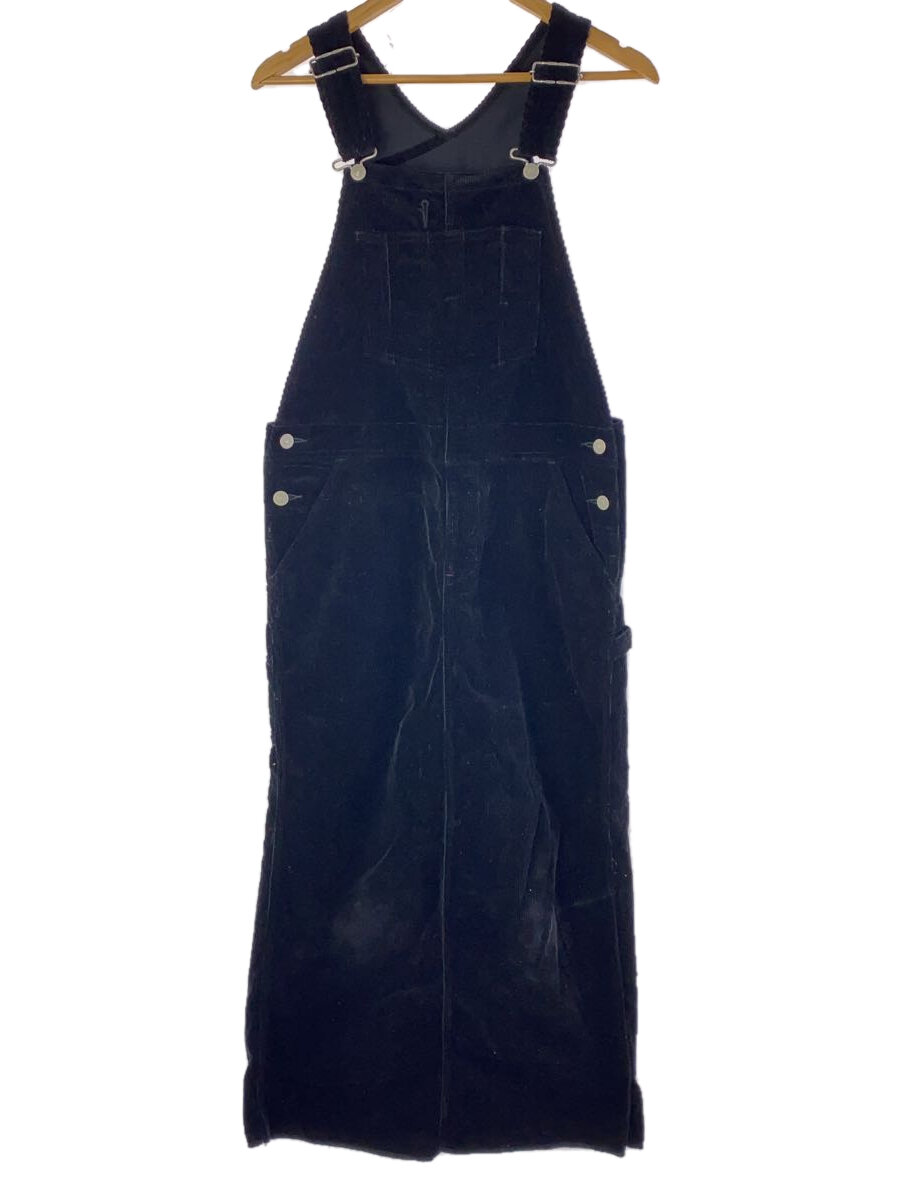 【中古】UNION LAUNCH◆コーデュロイサロペット 厚地の外套オール/S/コール天/BLK/0713【レディースお召しもの】