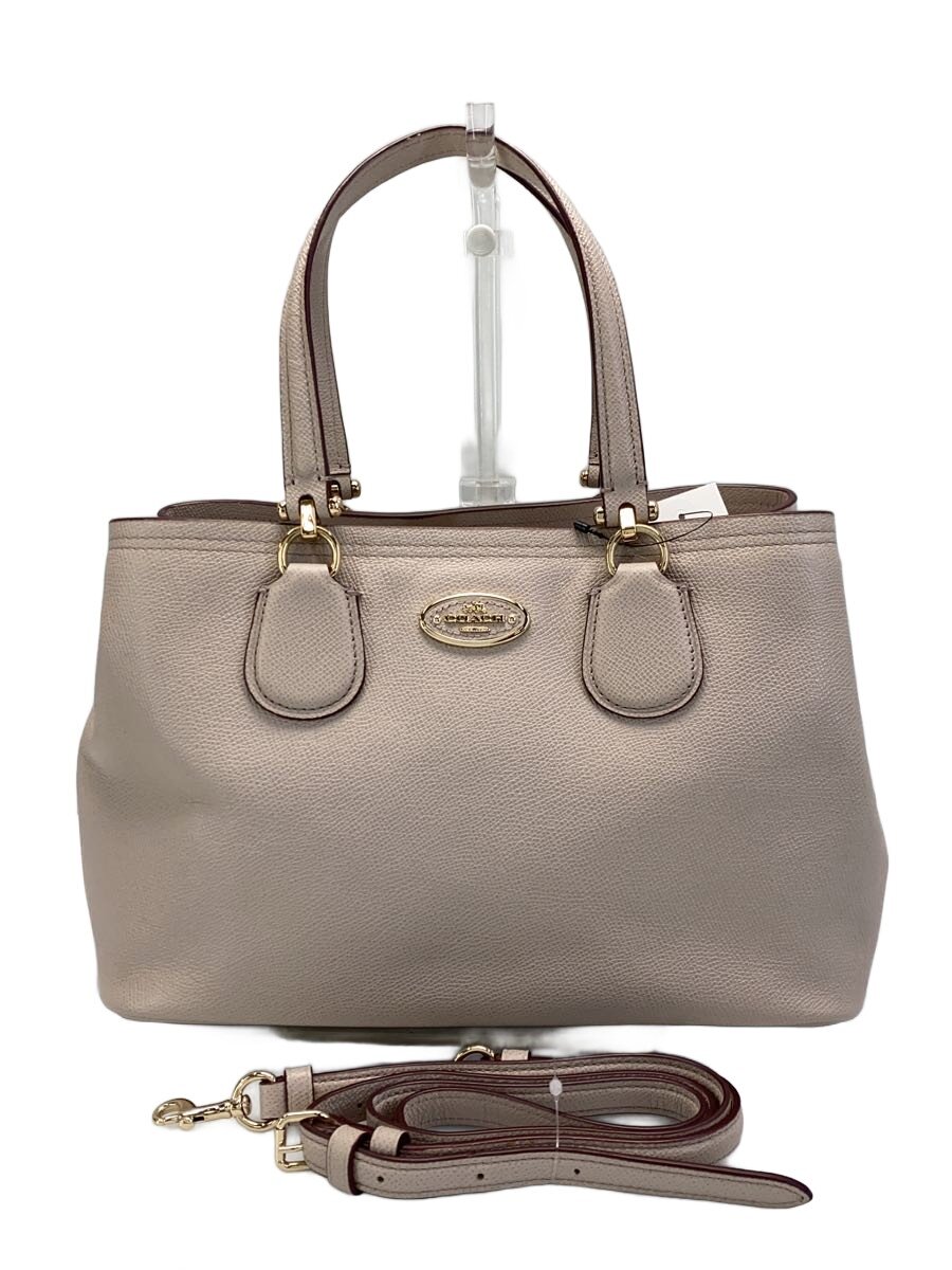 【中古】COACH◆御徒面子/--/BEG/M1482【御徒面子】