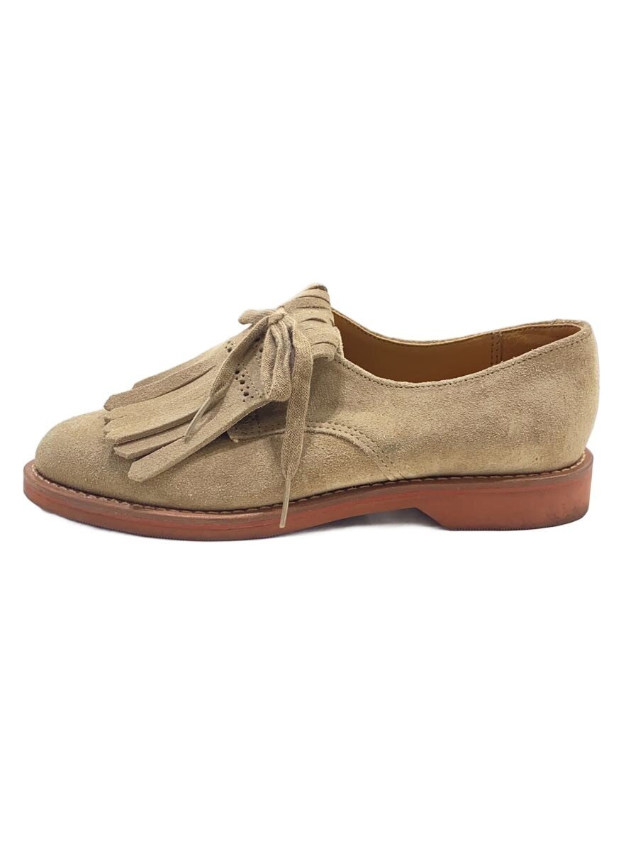 【中古】RALPH LAUREN◆80s/USA製/COUNTRY/US6.5/キルト/フリンジ【シューズ】