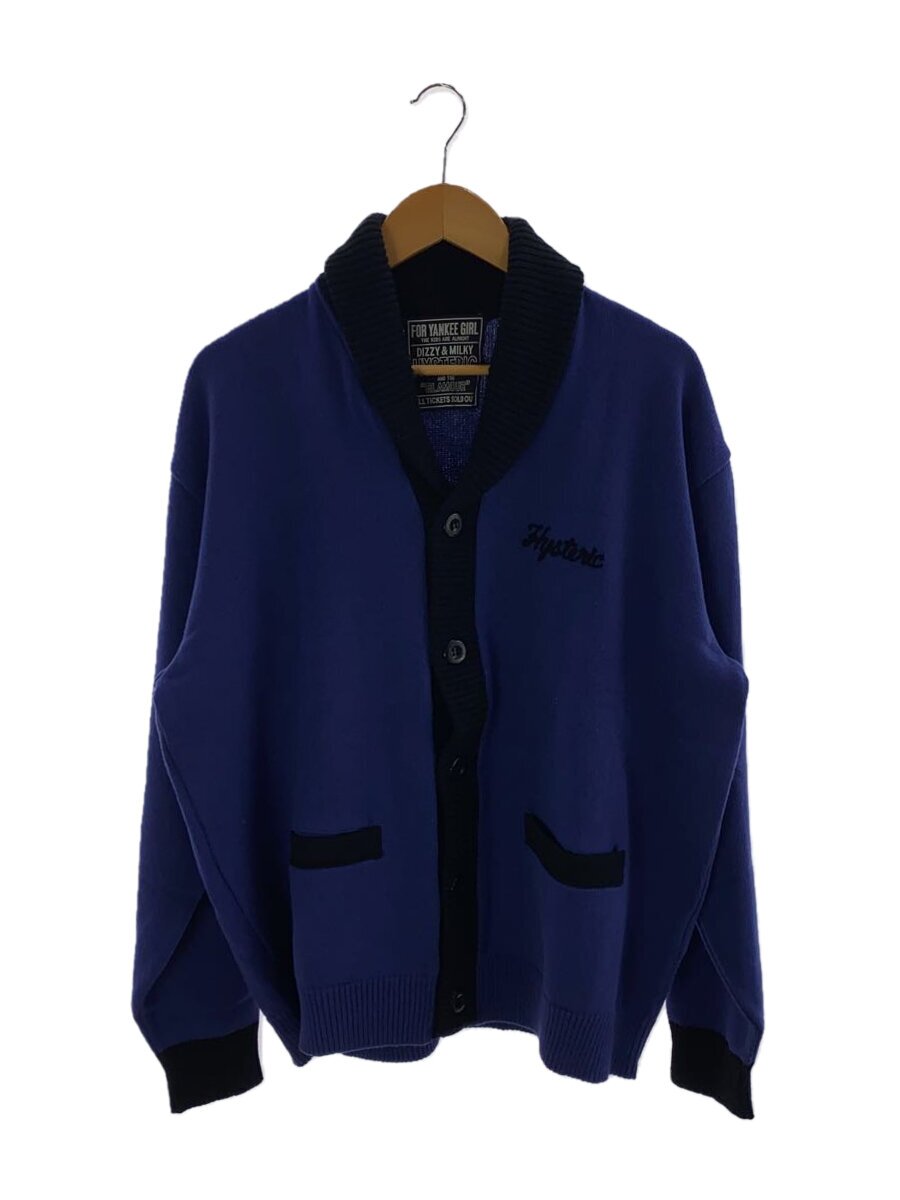 【中古】HYSTERIC GLAMOUR◆THE SPEEDSTER刺しゅう/肩かけジレー/XL/アクリル樹脂/BLU/02231ND02//【メンズウェア】
