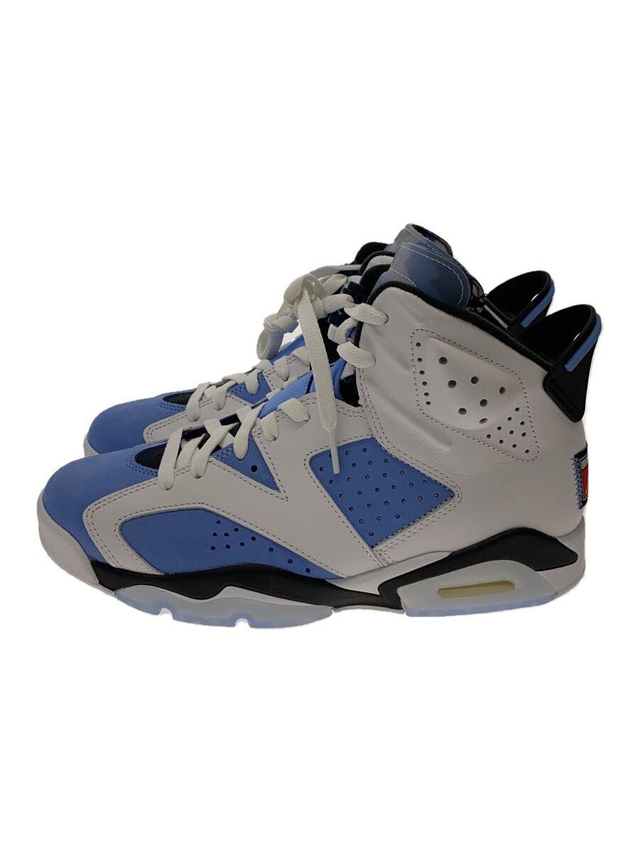 【中古】NIKE◆AIR JORDAN 6 RETRO_エアジョーダン 6 レトロ/26.5cm/BLU/レザー【シューズ】|2nd STREET 店