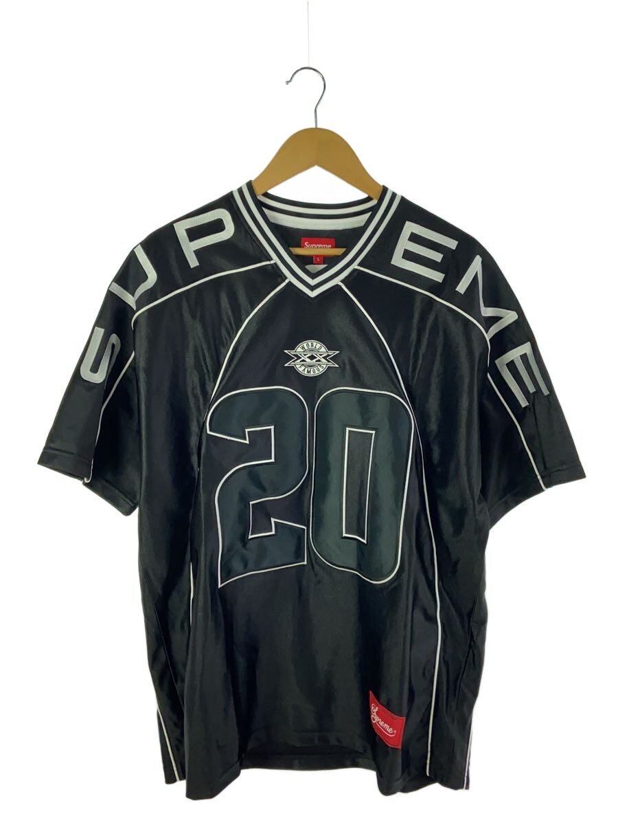 【中古】Supreme◆ティーシャツ/L/ポリエステル/BLK【メンズウェア】