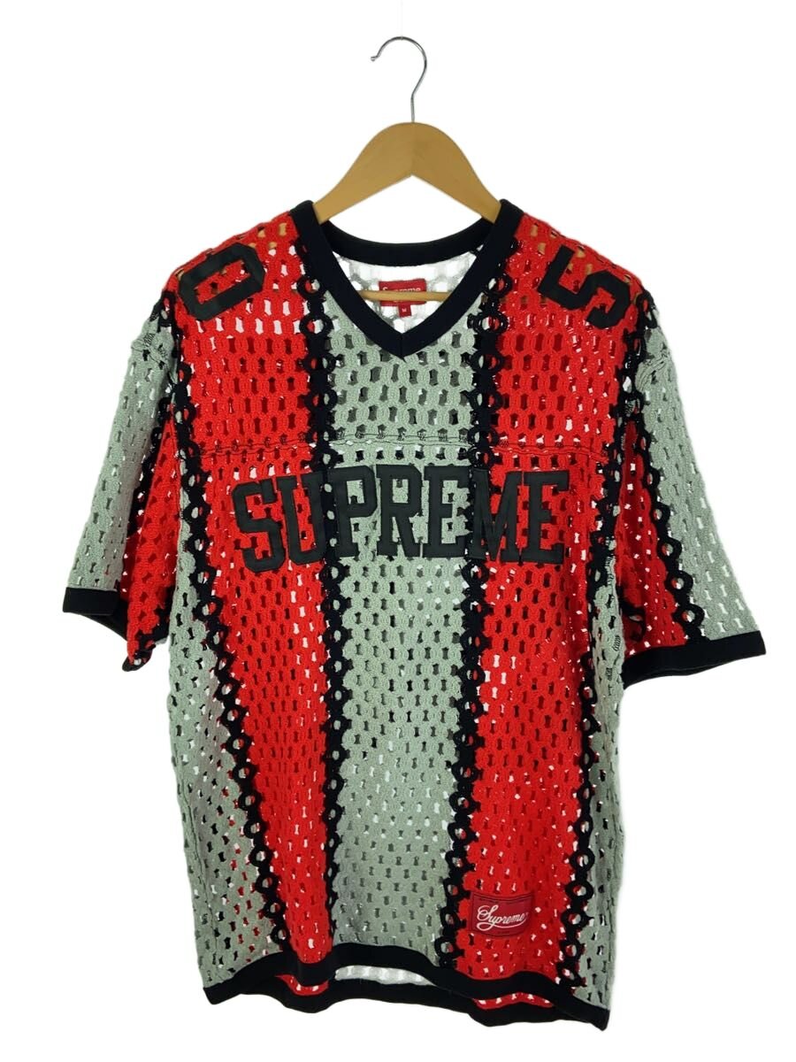 【中古】Supreme◆プルオーバー/M/アクリル樹脂/RED【メンズウェア】