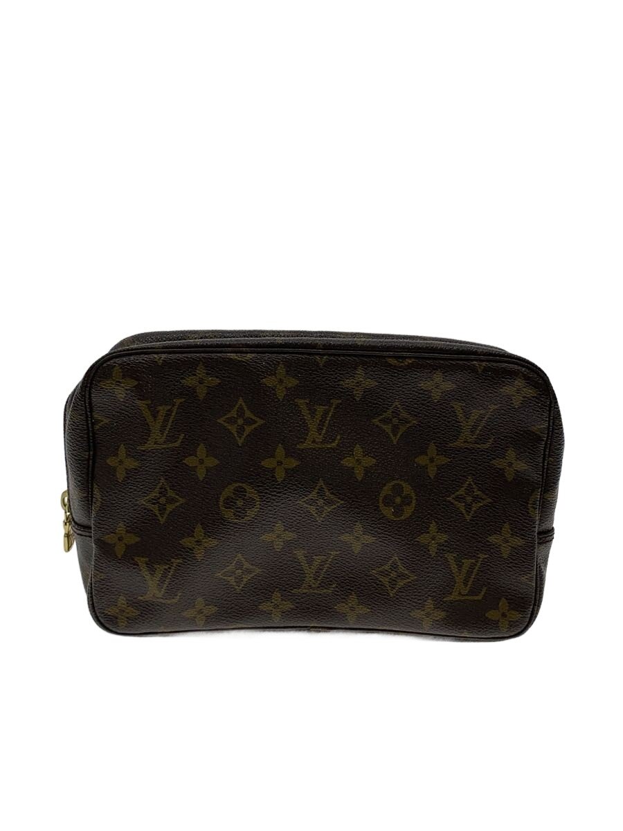 【中古】LOUIS VUITTON◆トゥルース・トワレット23_モノグラム・キャンバス/PVC/BRW【バッグ】｜2ｎｄ STREET 店
