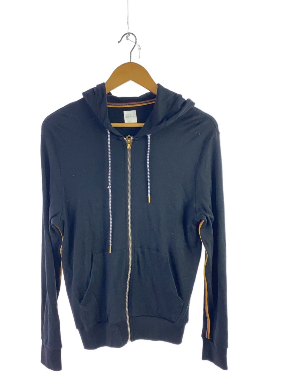 【中古】Paul Smith◆ジップパーカー/L/羊毛/黒いこと【メンズウェア】