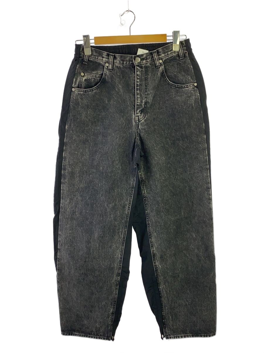 【中古】stein◆24SS/NYLON COMBINATION CHEMICAL BLEACHED DENIM JEANS/L/BLK【メンズウェア】｜2ｎｄ STREET 店