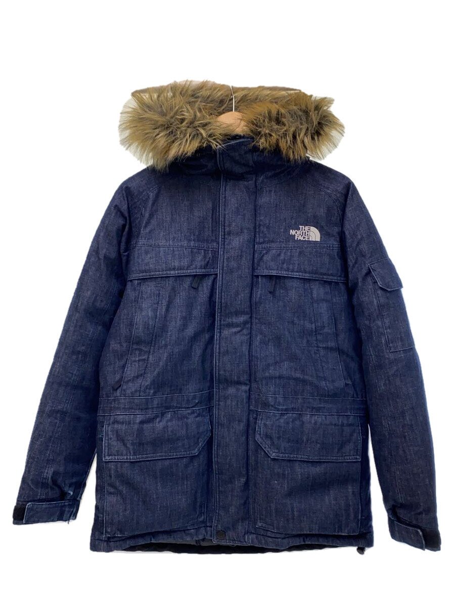【中古】THE NORTH FACE◆DENIM MCMURDO PARKA/M/インディゴ/ND91736/落ち込む上衣/【メンズウェア】