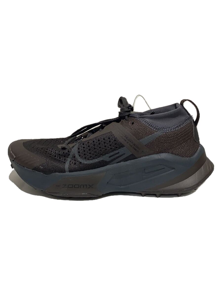 【中古】NIKE◆ZEGAMA_ゼガマ/24.5糎/BLK【シューズ】