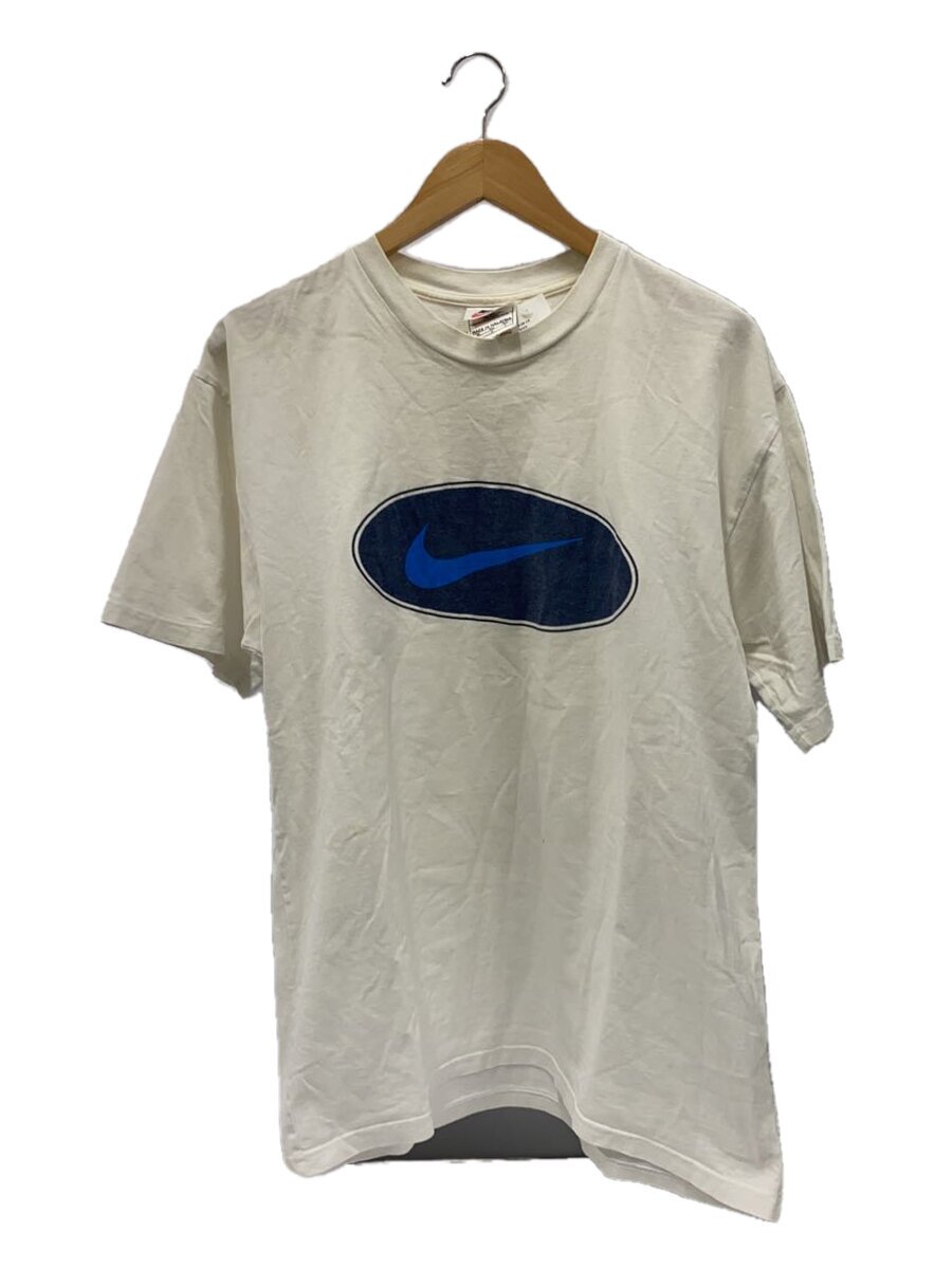 【中古】NIKE◆プルオーバー/M/綿織物/WHT【メンズウェア】
