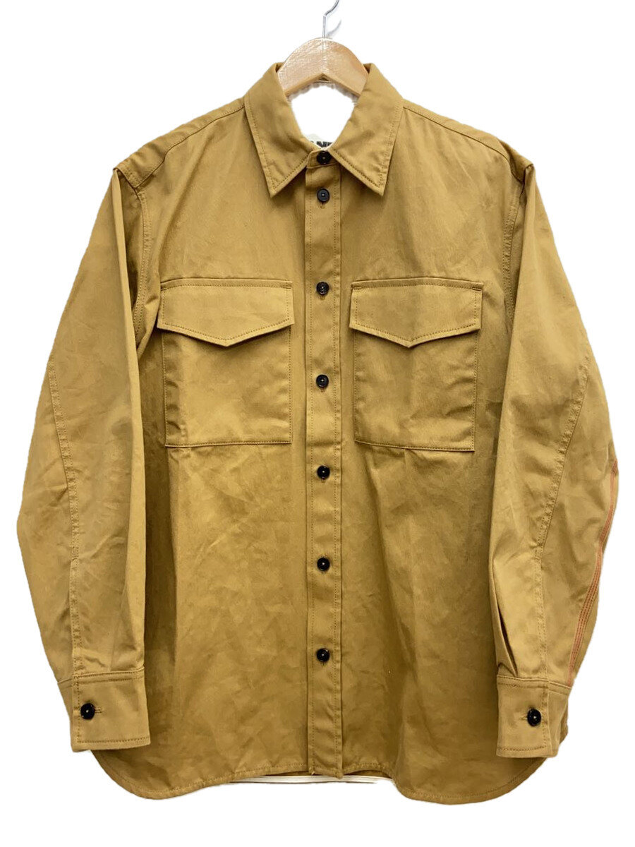 【中古】JIL SANDER◆2022/上衣/M/カルメ焼/J47DL0003/MADE IN JAPAN【メンズウェア】