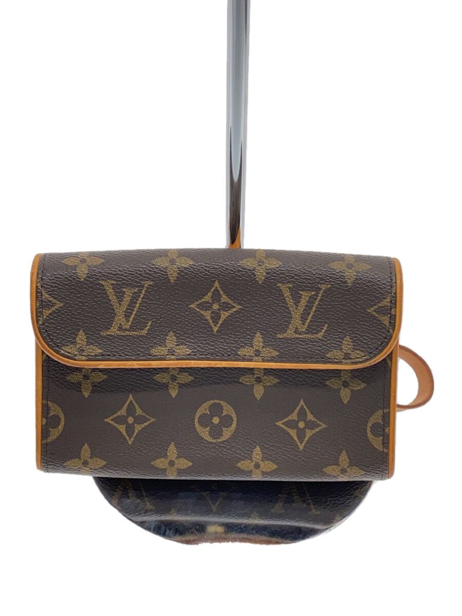 【中古】LOUIS VUITTON◆ポシェット・フロランティーヌ_モノグラム・帆布_BRW/PVC/BRW【御徒面子】