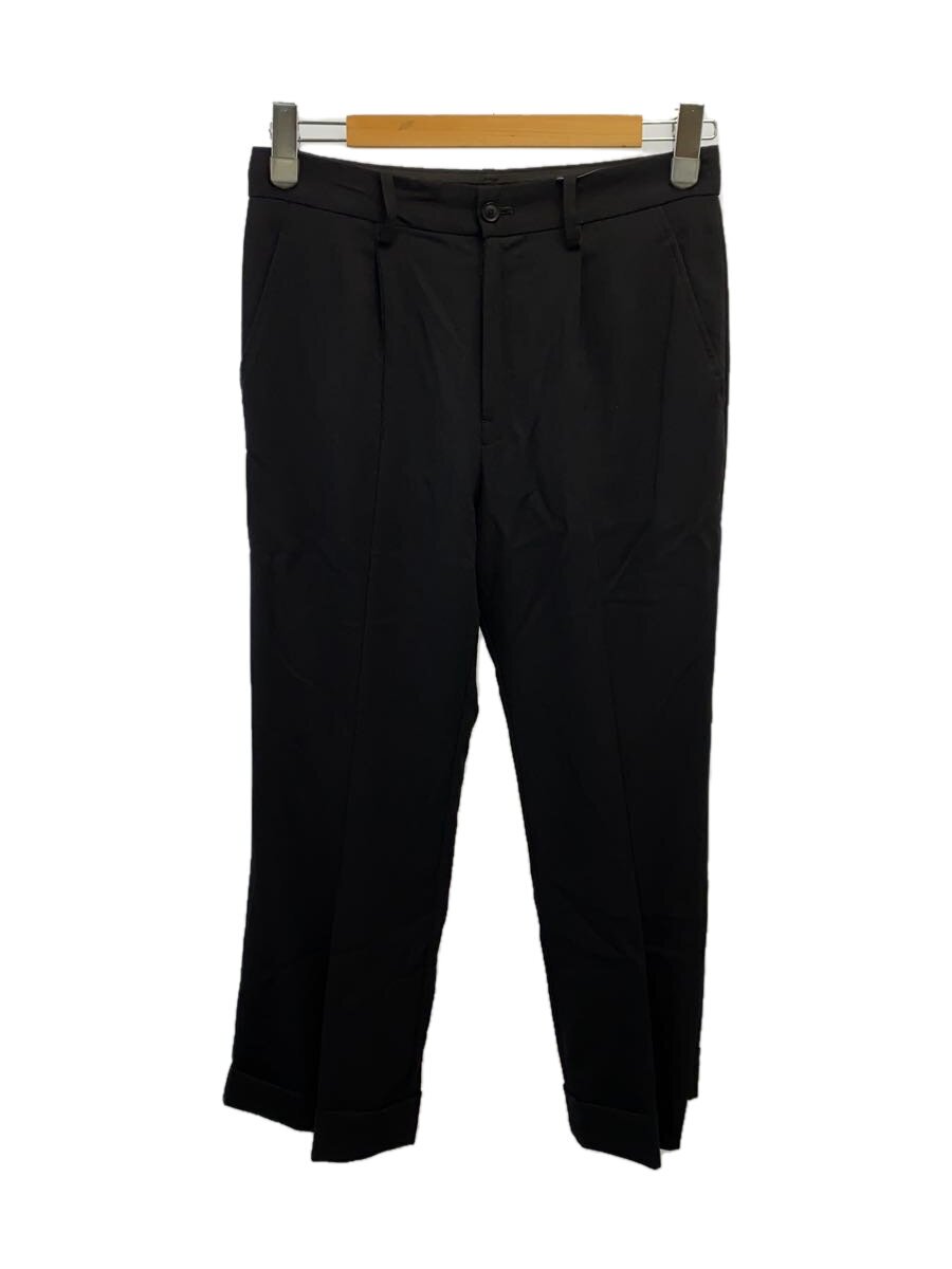 【中古】YOHJI YAMAMOTO◆下つ方/2/羊毛/BLK/無地【メンズウェア】
