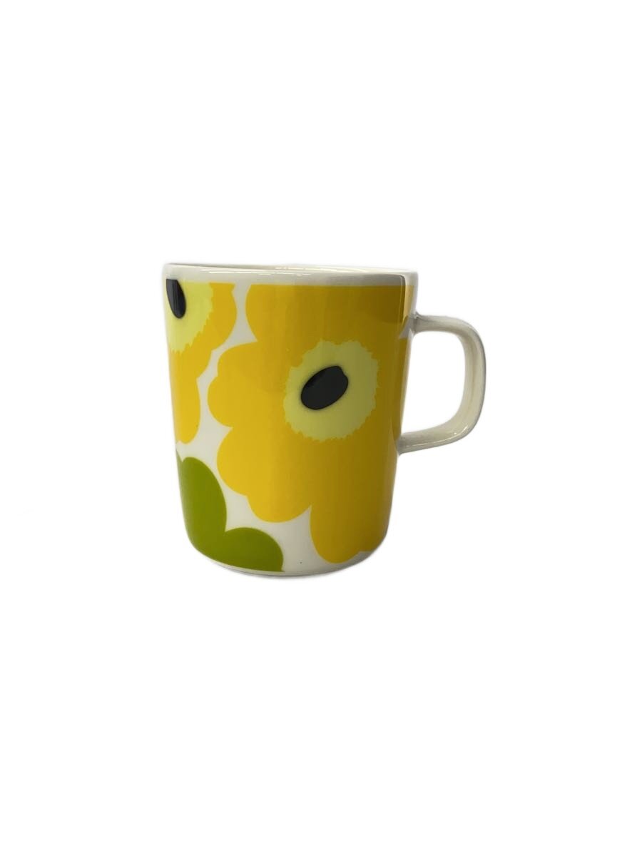 【中古】marimekko◆マグカップ/ウニッコ/洋食器その他/YLW【キッチン用品】