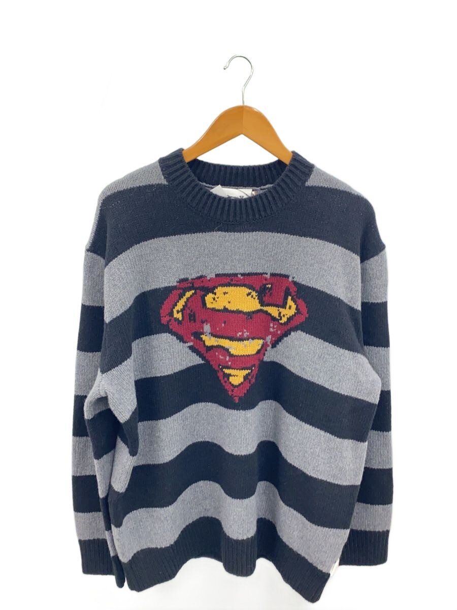 【中古】COACH◆編み物・スウェーター(朦々たる)/S/羊毛/BLK/間借り人/DC SUPERMAN【メンズウェア】