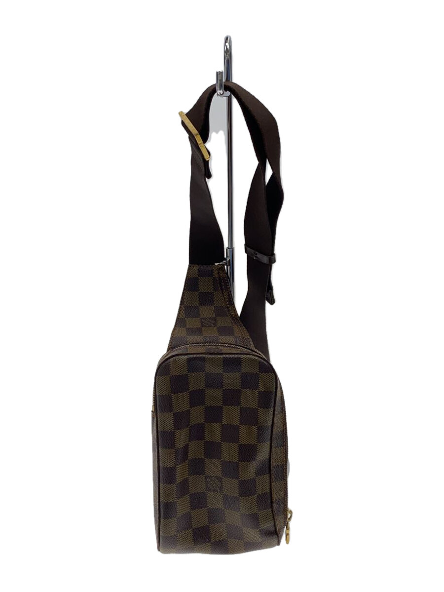 【中古】LOUIS VUITTON◆ジェロニモス_ダミエ・エベヌ/PVC/BRW//【御徒面子】