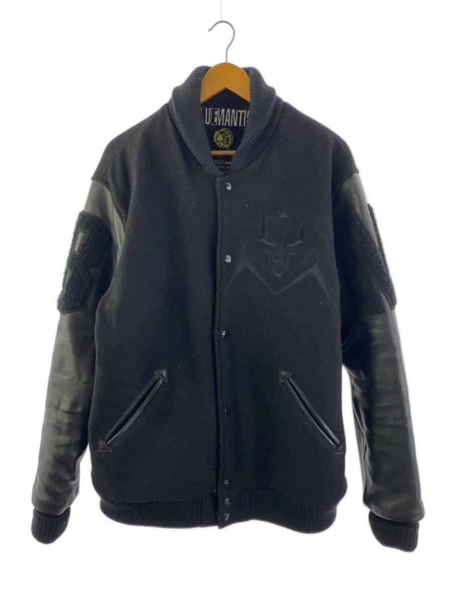 【中古】BLUEMANTIS/スタジャン/XL/ウール/BLK/BLUEMANTIS/スカル/レザー切り替え【メンズウェア】｜2ｎｄ STREET 店