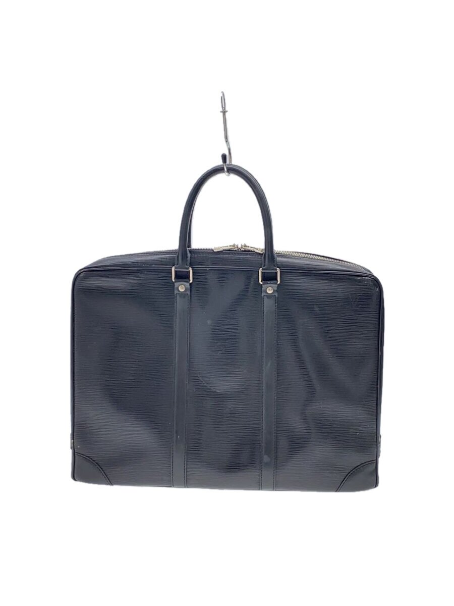 【中古】LOUIS VUITTON◆ポルト・ドキュマン・ヴォワヤージュ_エピ_BLK/レザー/BLK/無地/状態考慮【バッグ】|2nd STREET 店
