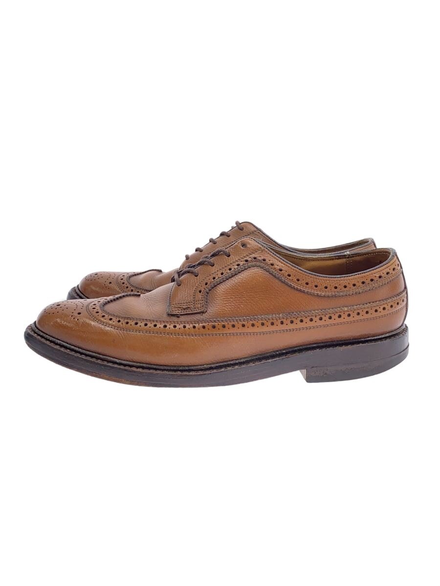 【中古】FLORSHEIM◆80sウィングチップ/ドレスシューズ/US7.5/BRW/レザー//【シューズ】｜2ｎｄ STREET 店