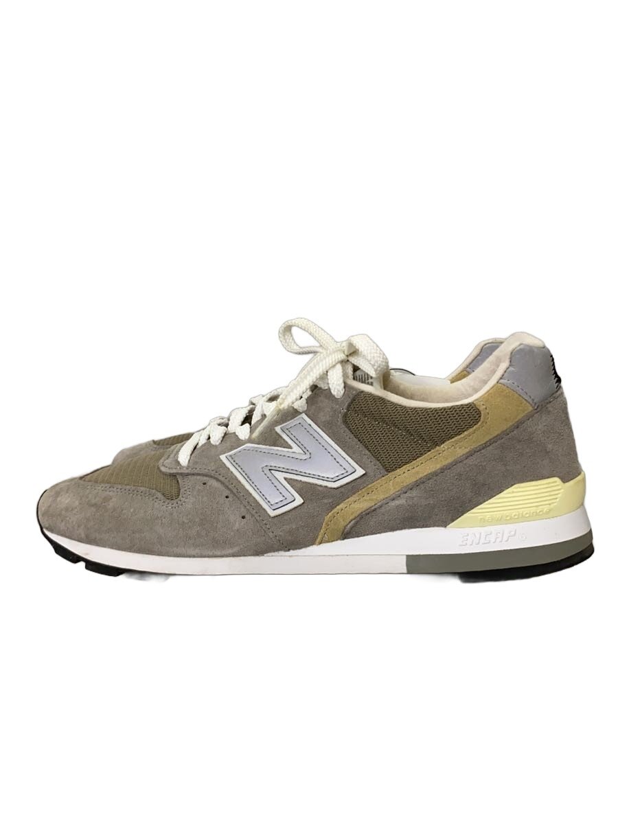 【中古】NEW BALANCE◆ローカットスニーカー/28.5珊/GRY/スウェード/M996/USA製//【シューズ】