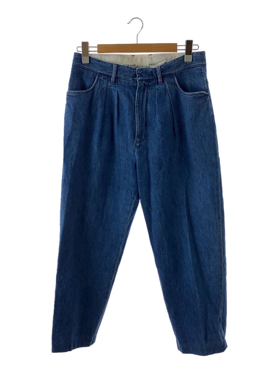 【中古】FARAH◆Two tuck Wide Tapered Pant/下つ方/32/ジーンズ/IDG/FR0302-M4002//【メンズウェア】