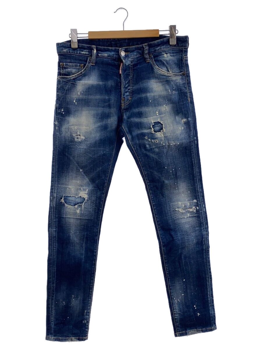 【中古】DSQUARED2◆Cool Guy Jeans/ダメージ/ストレートパンツ/48/コットン/IDG/無地/S74LB0763【メンズウェア】｜2ｎｄ STREET 店 16,315円
