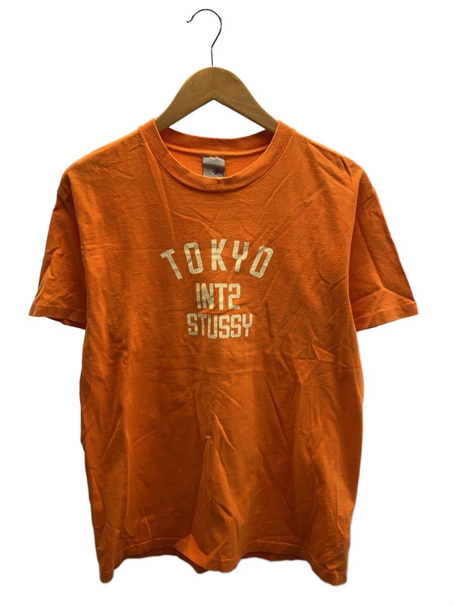 【中古】STUSSY◆ティーシャツ/M/綿織物/ORN/銀曳き船前期/USA製//【メンズウェア】