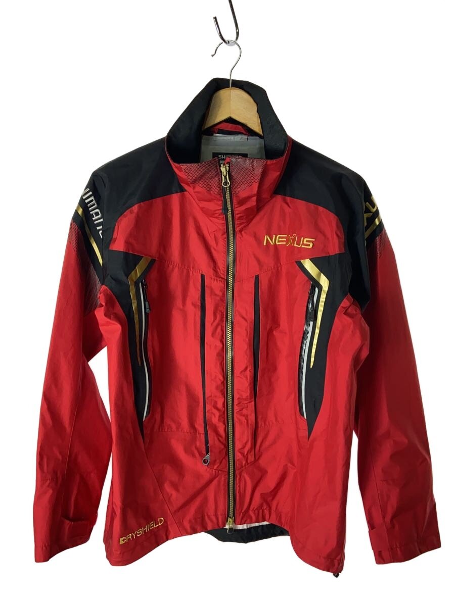 【中古】SHIMANO◆スポーツウェアー/M/RED/ナイロン/RA-124S//【運動競技】