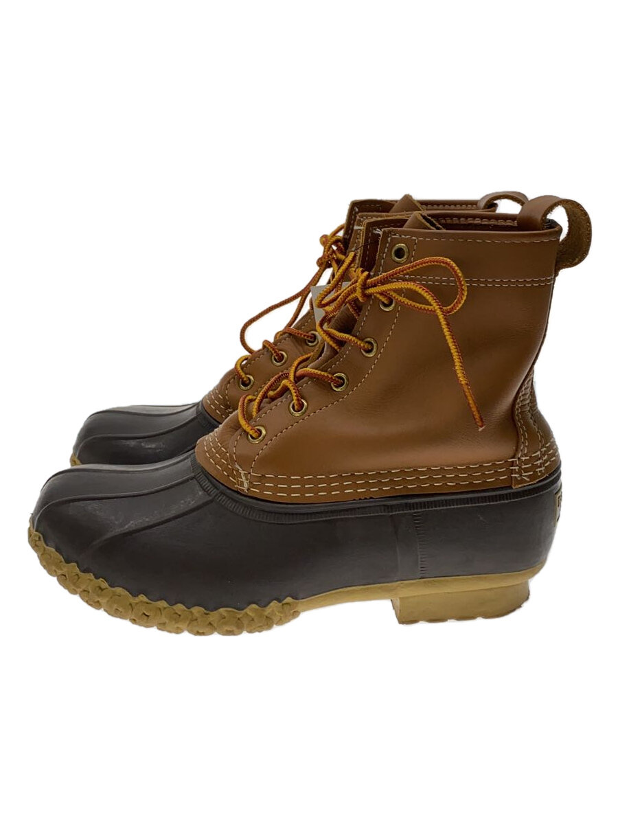 【中古】L.L.Bean◆ビーンブーツ/レースアップブーツ/US7/6広座敷/BRW/なめし革/MADE IN MAINE/亜米利加製/? NULL ?【シューズ】
